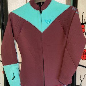 Roxy Kassia Meador 2mm Long Sleeve Front Zip Wetsuit Jacket